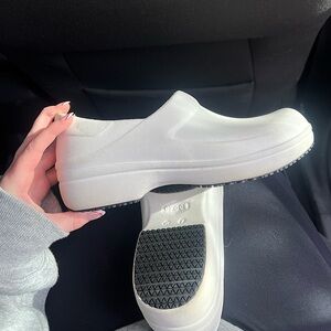 Croc's On The Clock Slip Resistant Work Slip Ons